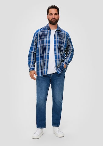 Coupe regular Chemise s.Oliver Red Label Big & Tall en bleu