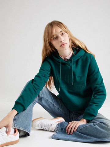 GANT Sweatshirt in Green: front