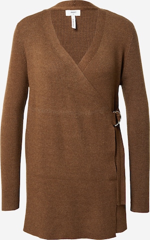 Cardigan 'FAE THESS' OBJECT en marron : devant