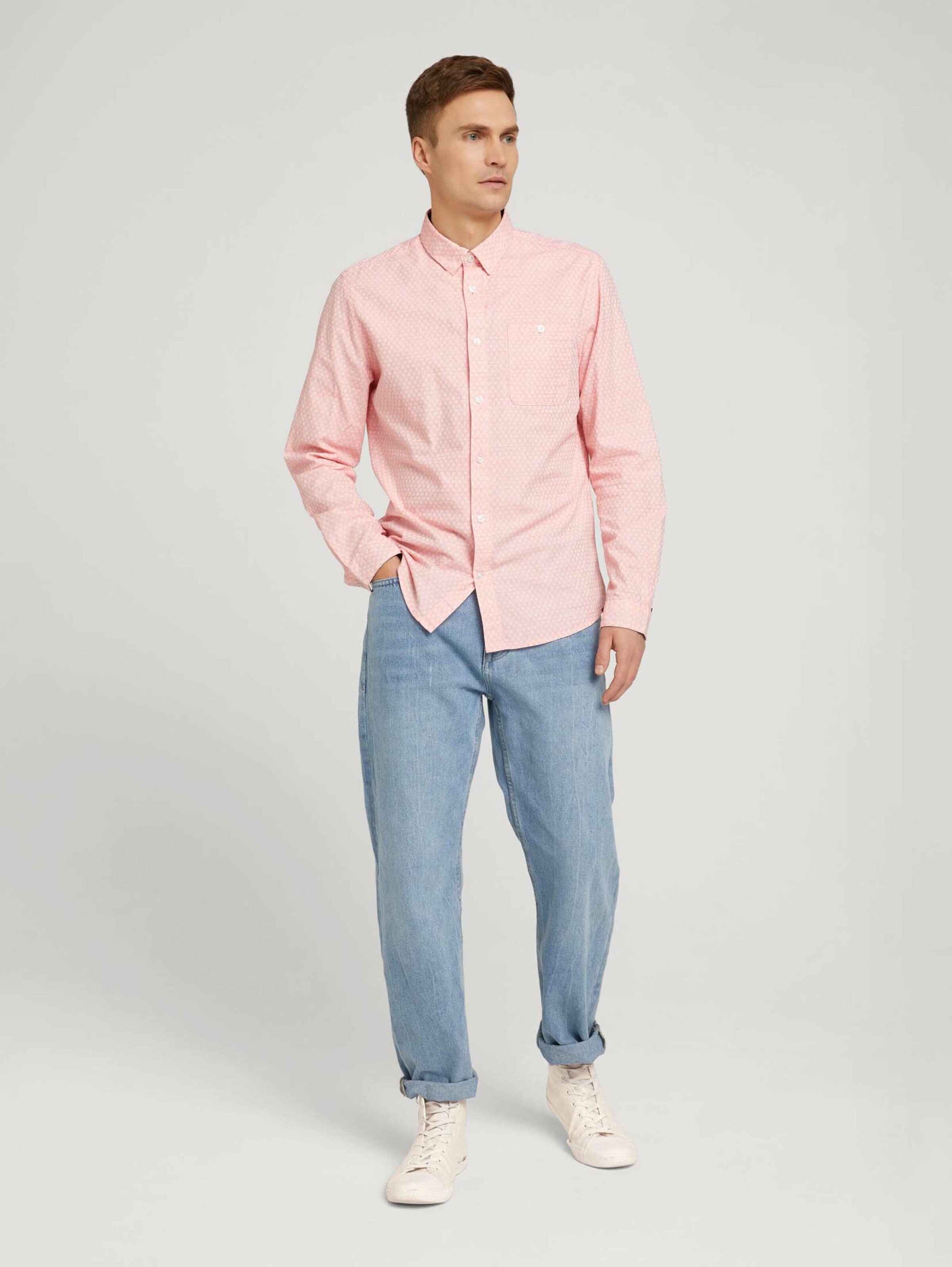 Männer Hemden TOM TAILOR Hemd in Rosa, Hellpink - DF22888 Männer Hemden TOM TAILOR Hemd in Rosa, Hellpink - DF22888