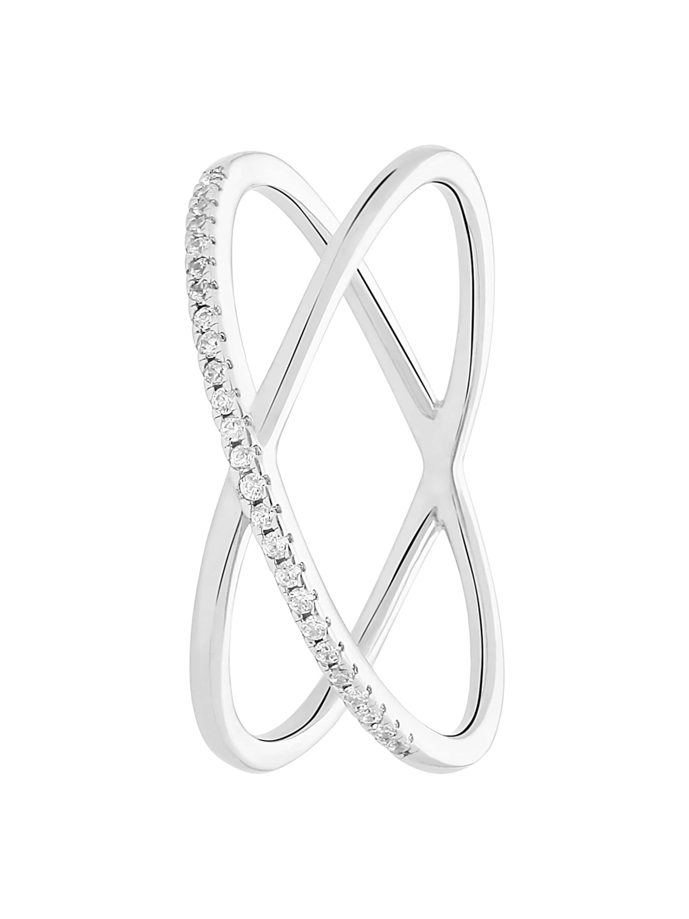 Lucardi Ring in Zilver: voorkant