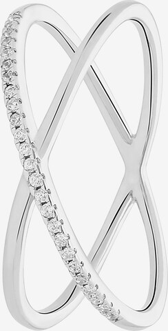 Lucardi Ring in Silver: front