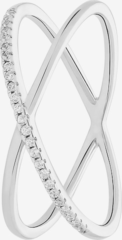 Lucardi Ring in Silver: front