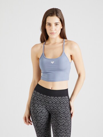 ROXY Sporttop 'RISE & VIBE' in Blauw: voorkant