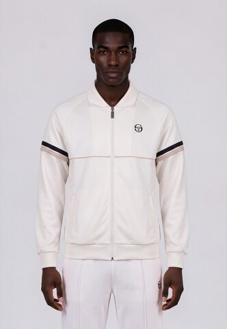 Giacca per l'allenamento 'Orion 024' di Sergio Tacchini in bianco: frontale