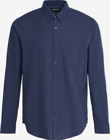 Salsa Jeans Regular fit Button Up Shirt in Blue: front