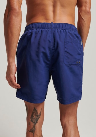 Superdry Badeshorts in Blau