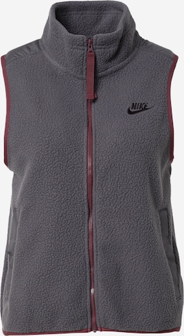 Nike Sportswear Жилетка в Серый: спереди