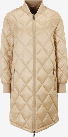 No. 1 Como Between-Seasons Coat in Beige: front