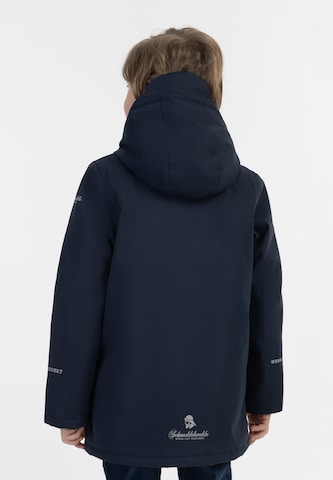 Veste fonctionnelle 'Poomi' Schmuddelwedda en bleu