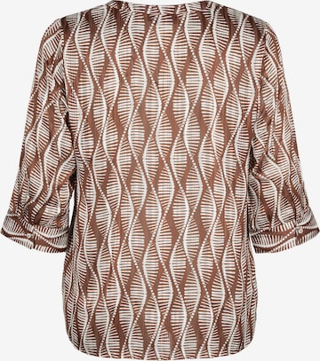 Zizzi Blouse in Bruin