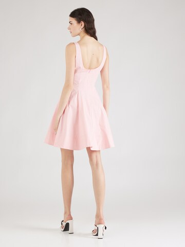 Staud Cocktail Dress 'MINI WELLS' in Pink