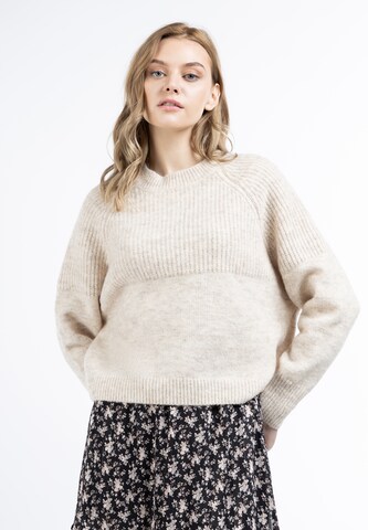 DreiMaster Vintage Sweater in Beige: front