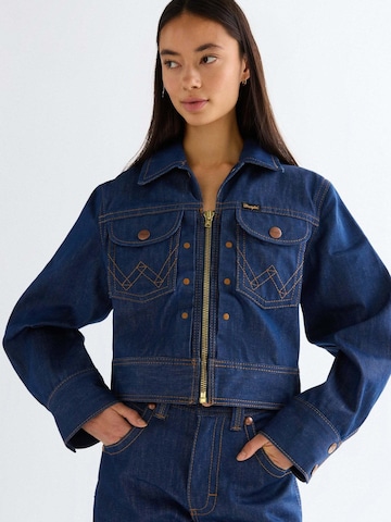 WRANGLER Tussenjas 'Super Wrangler' in Blauw: voorkant
