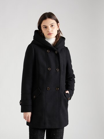 s.Oliver Ανοιξιάτικο και φθινοπωρινό παλτό σε μαύρο: μπροστά