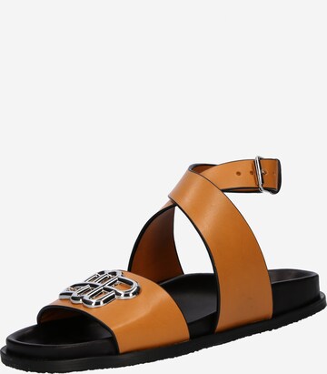 Munthe Strap Sandals 'MARKET' in Brown: front