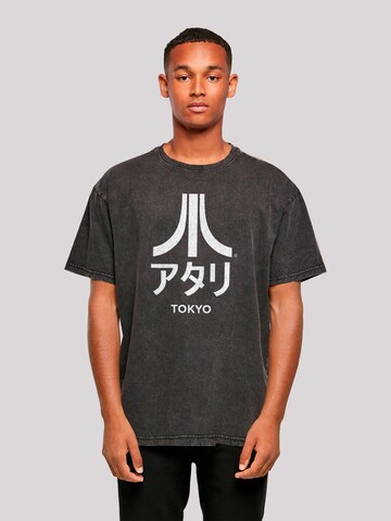 F4NT4STIC Shirt 'Atari Tokyo' in Black: front