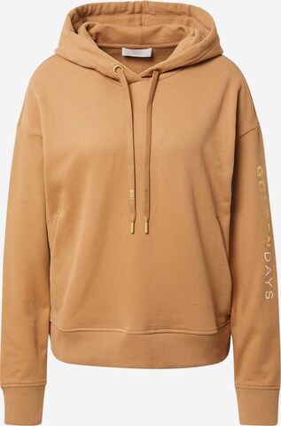 BOSS - Sudadera 'Eustice' en beige: frente