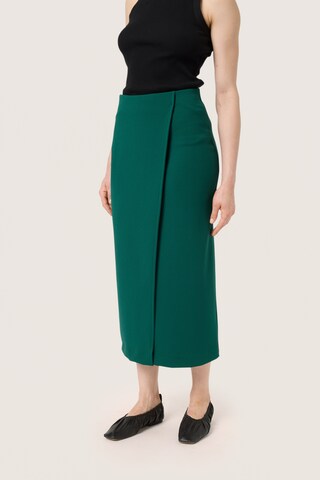 SOAKED IN LUXURY - Falda 'Bea' en verde: frente