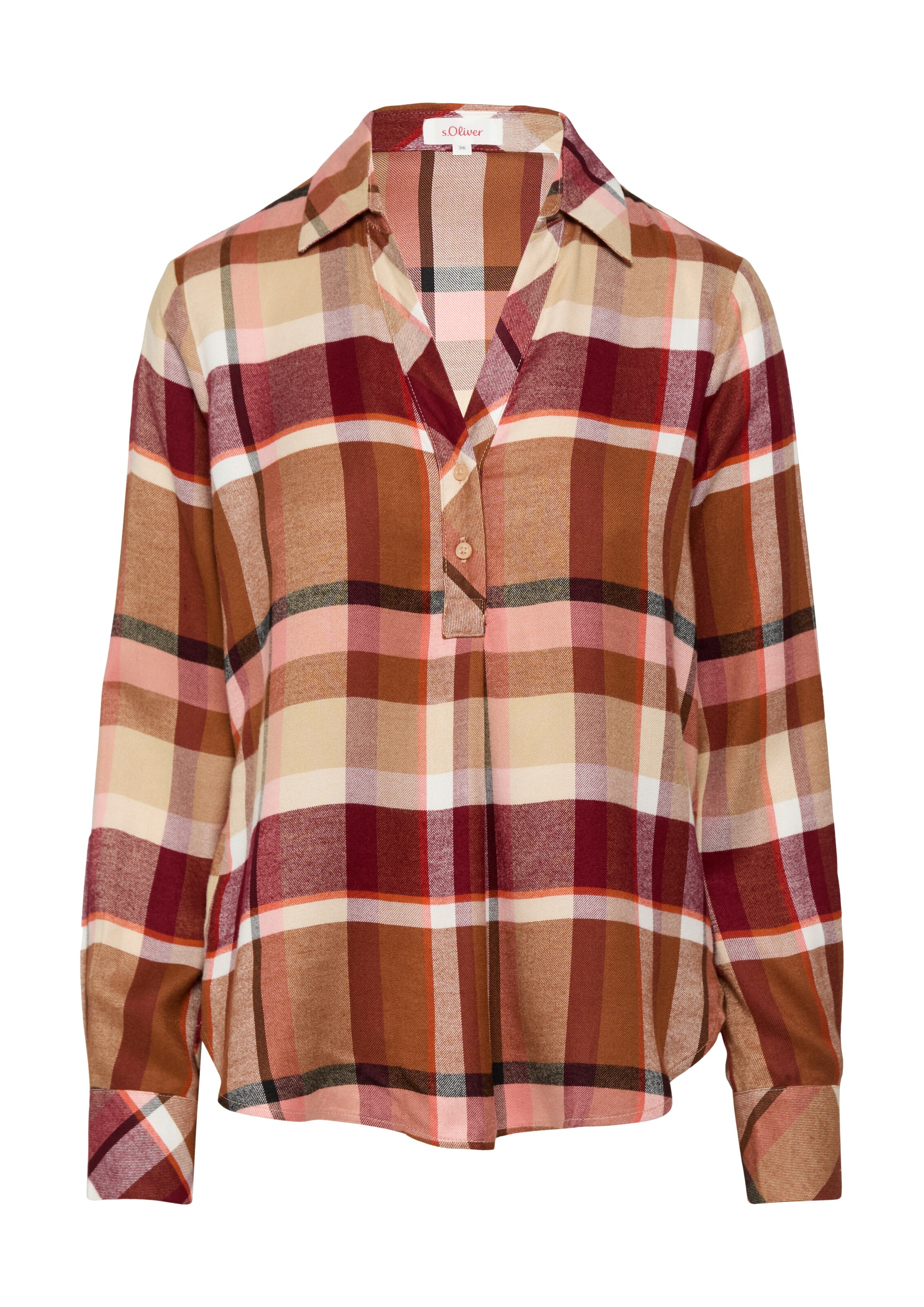 s.Oliver Bluse in Bronze: Vorderseite