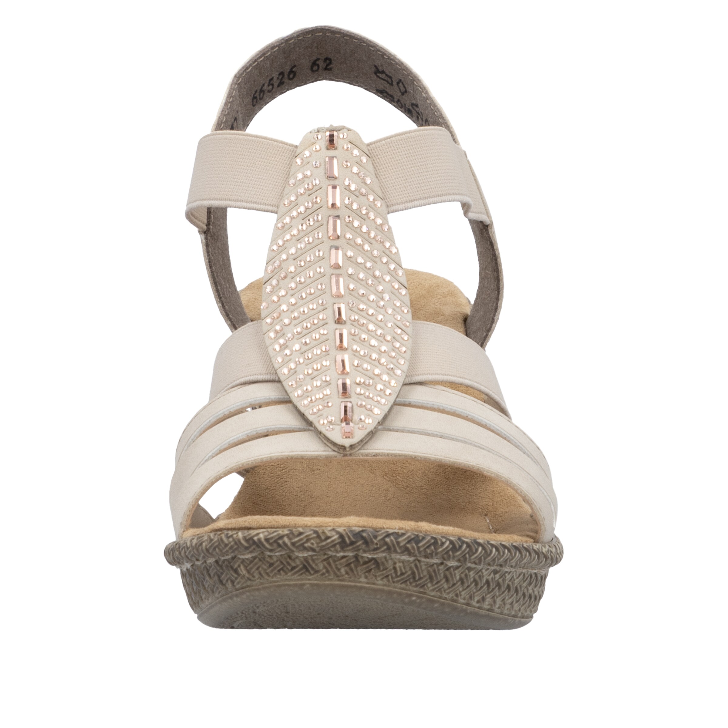 Rieker Strap Sandals in Beige