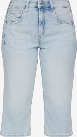 Coupe slim Jean QS en bleu : devant
