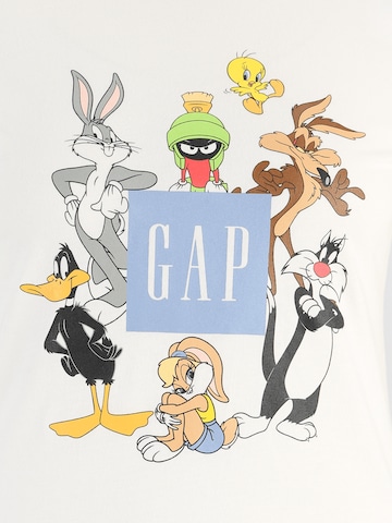 Gap Tall Shirt 'LOONEY TOONS' in Wit