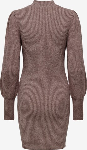 ONLY Knitted dress in Brown