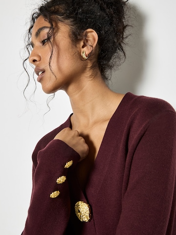 Cardigan ' ' Apricot en rouge