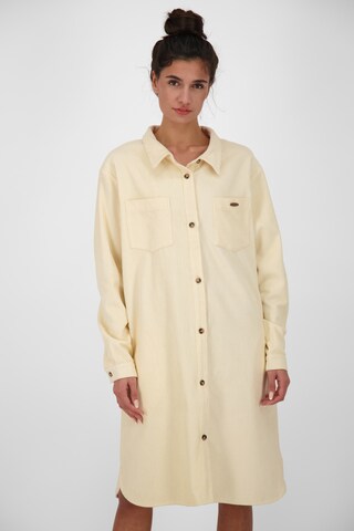 Alife and Kickin Shirt Dress 'LibertaAK' in Yellow: front