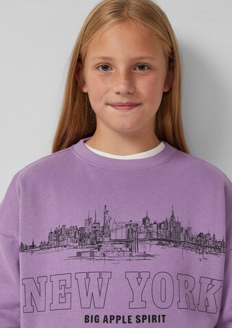 s.Oliver Sweatshirt in Lila