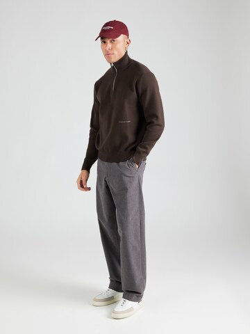 JACK & JONES Πουλόβερ 'JORVESTERBRO' σε καφέ