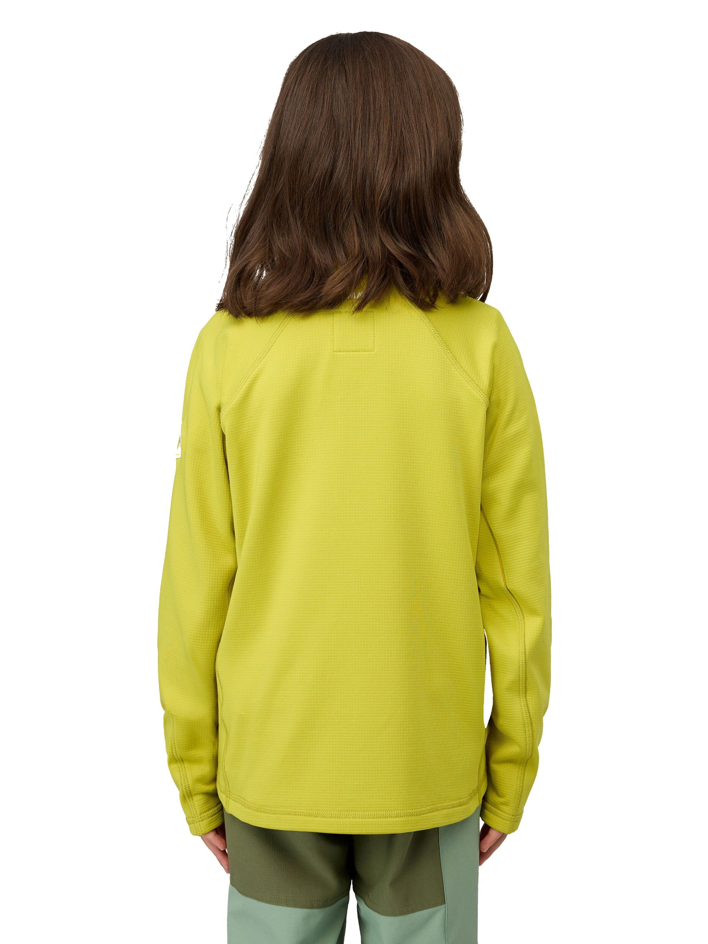 MAMMUT Athletic Fleece Jacket 'Taiss' in Yellow