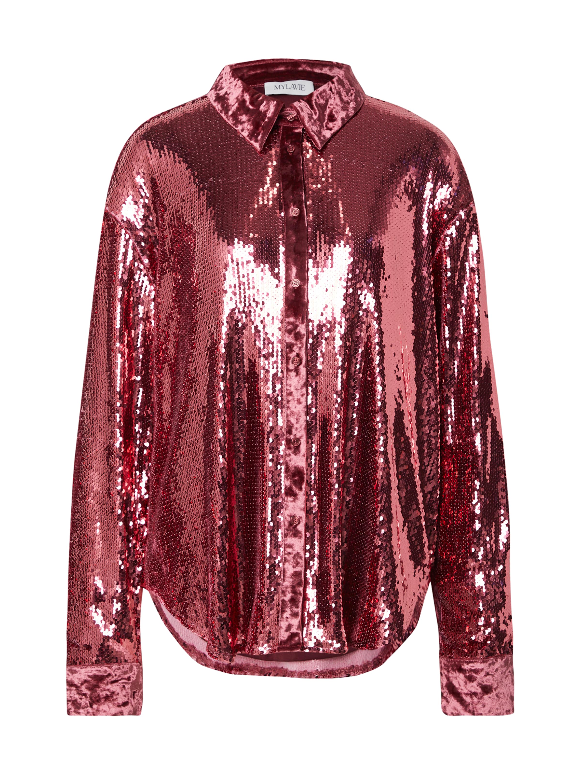 Camicia da donna 'Sequins' di MYLAVIE by Sarah Harrison in rosa: frontale