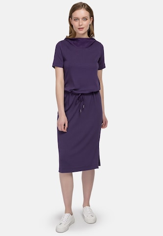 Robe HELMIDGE en violet : devant