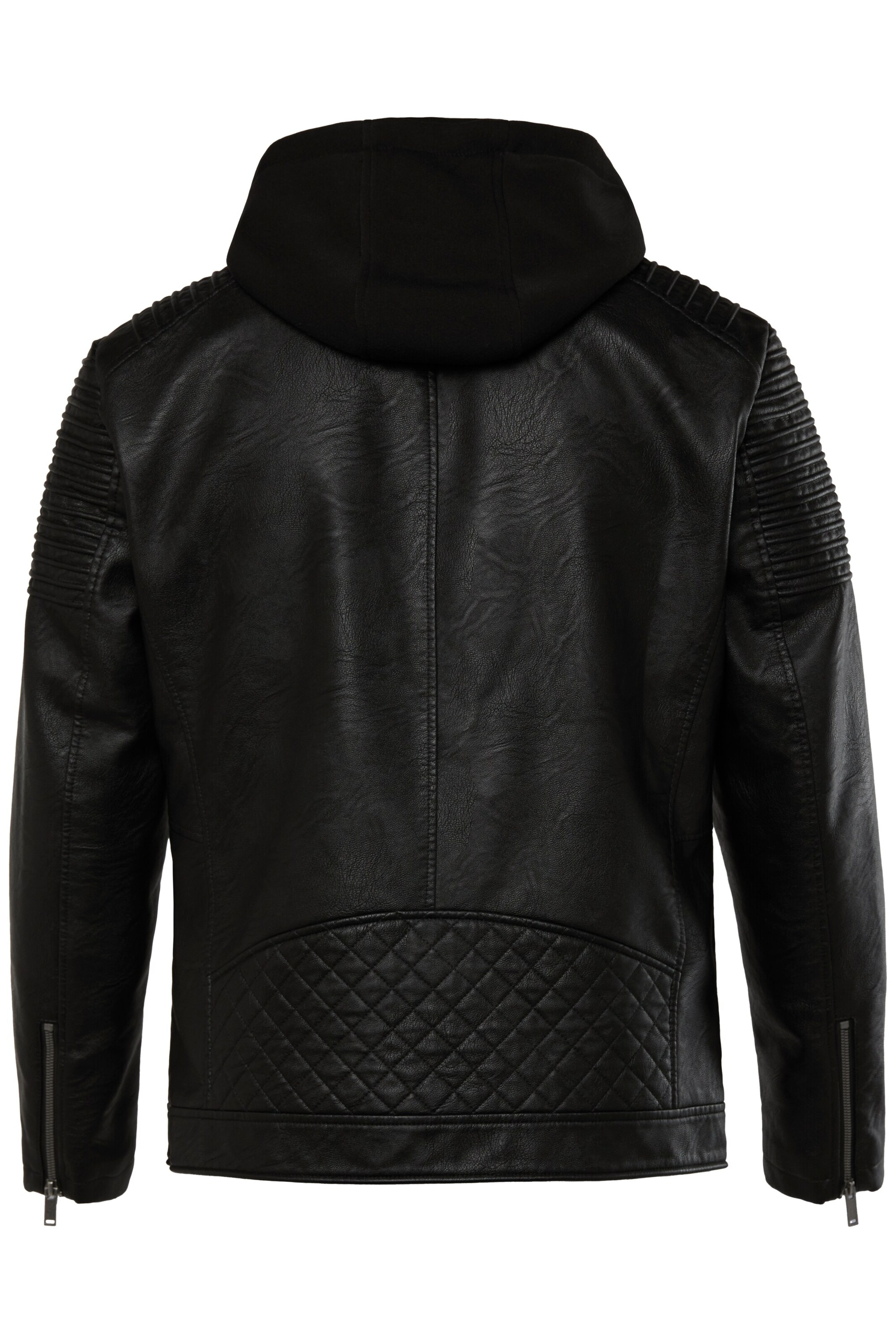 Men Plus Between-Season Jacket in Black