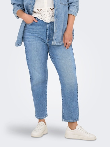 Regular Jean ONLY Carmakoma en bleu : devant