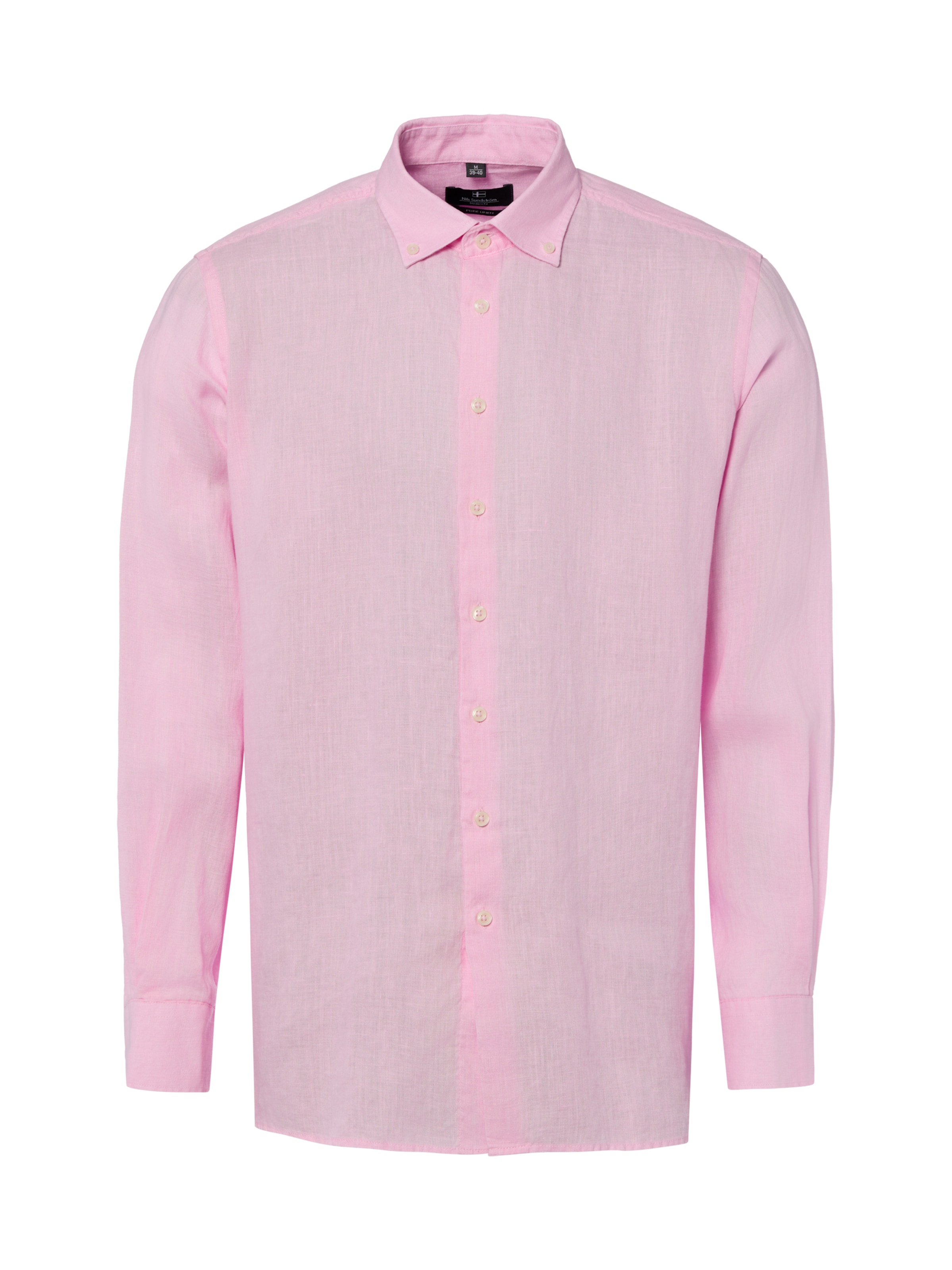 Nils Sundström Button Up Shirt in Pink: front