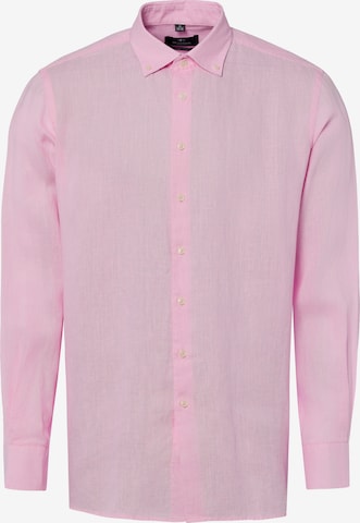 Nils Sundström Button Up Shirt in Pink: front