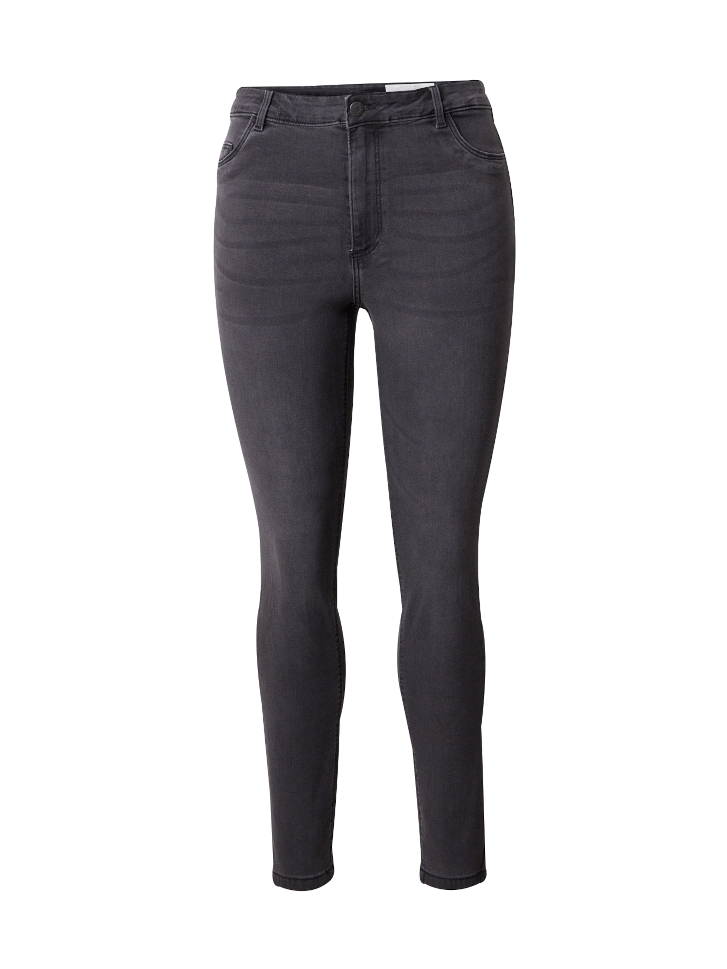 Noisy May Curve Skinny Jeans 'CALLIE' in Grey: front