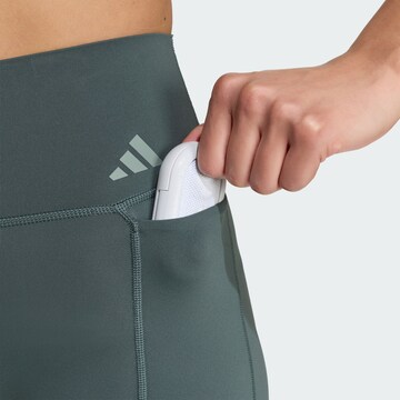 ADIDAS PERFORMANCE Skinny Sporthose 'Optime' in Grau