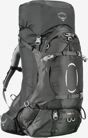 Osprey Sports Backpack 'Ariel 55' in Black: front