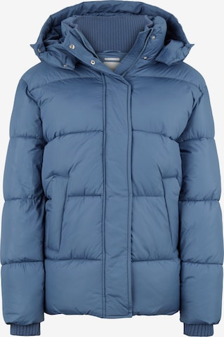 TOM TAILOR Zimní bunda – modrá: přední strana