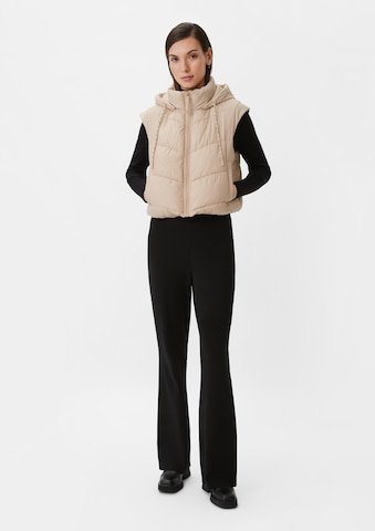 Gilet di comma casual identity in beige