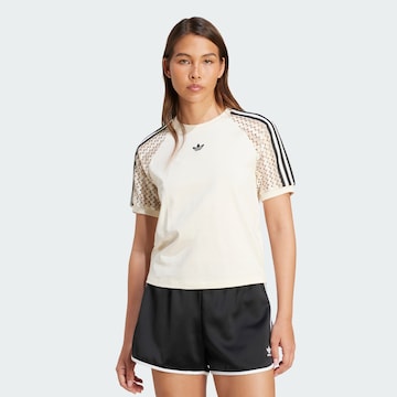 ADIDAS ORIGINALS Shirt in White: front