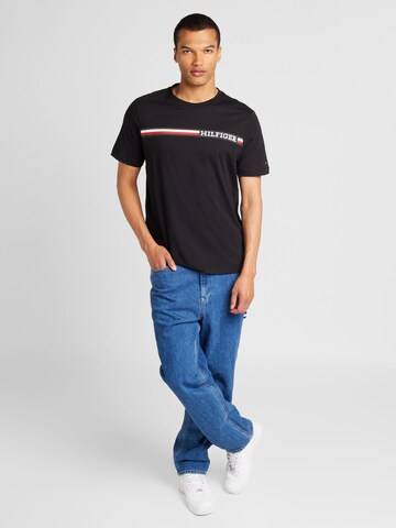 TOMMY HILFIGER T-Shirt in Schwarz