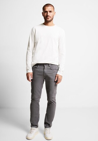 Street One MEN Slim fit Pants in Grey