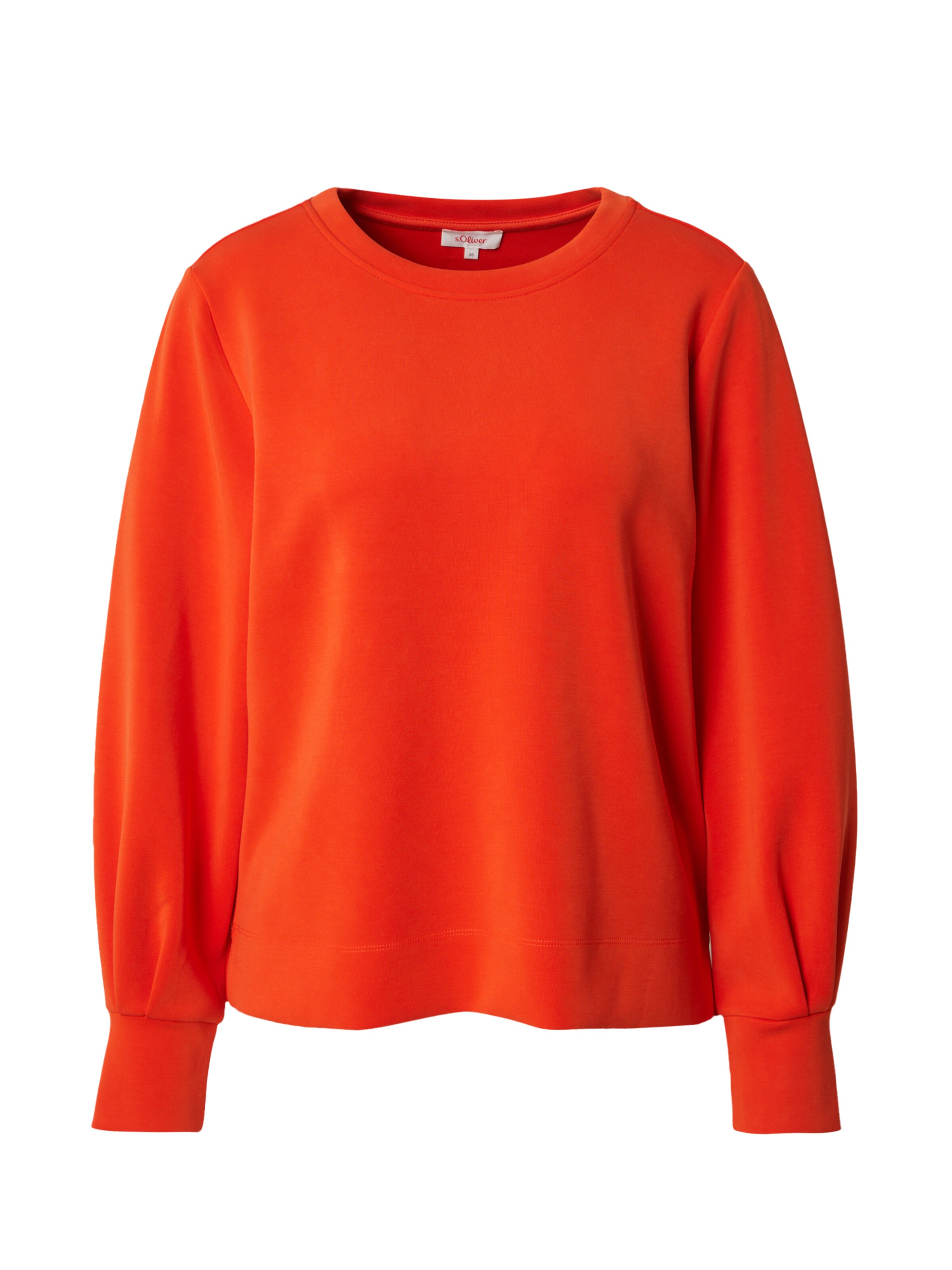 Sweat-shirt s.Oliver en orange : devant