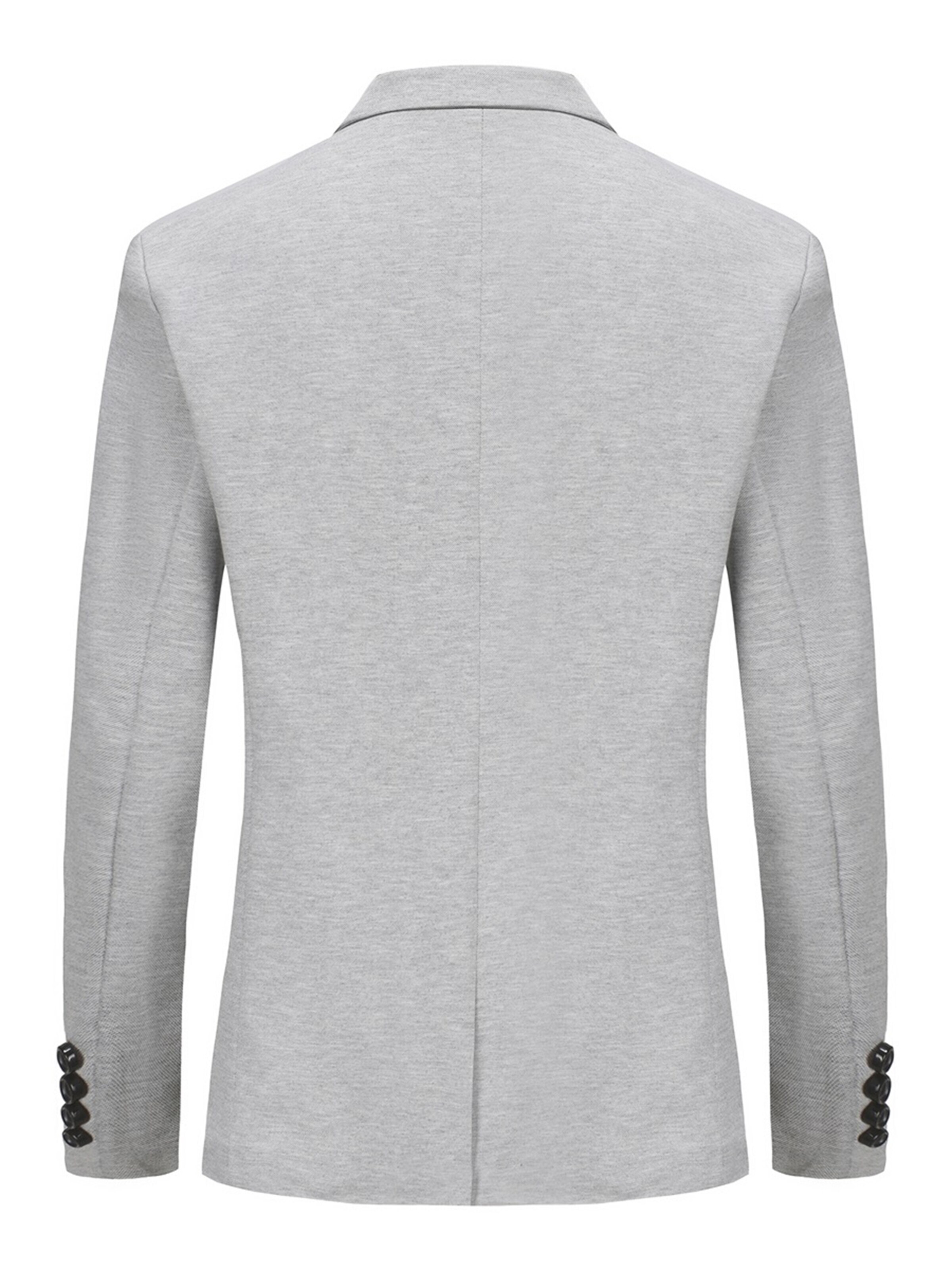 YOUTHUP Slim fit Suit Jacket 'Form' in Grey