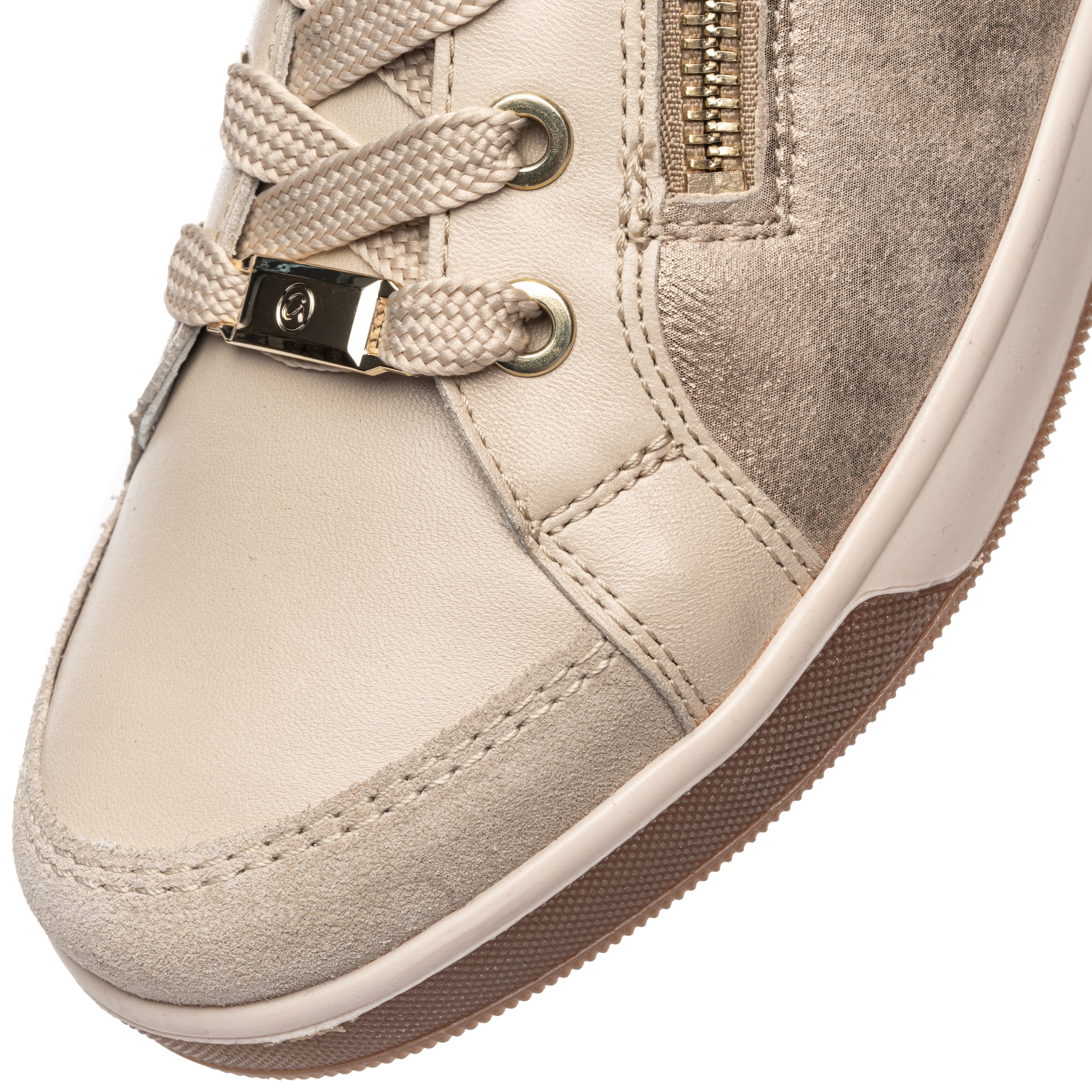 ARA High-Top Sneakers in Beige